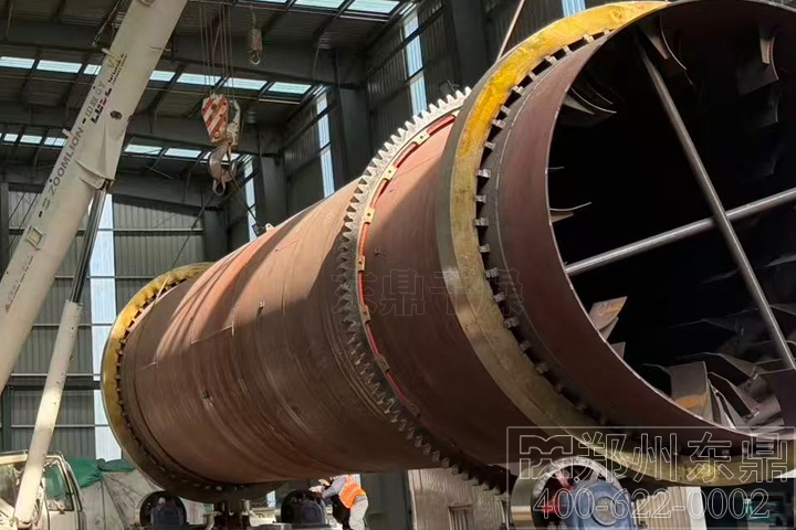 重裝打造2026走進東鼎內蒙古3426大型煤泥烘干機項目現場